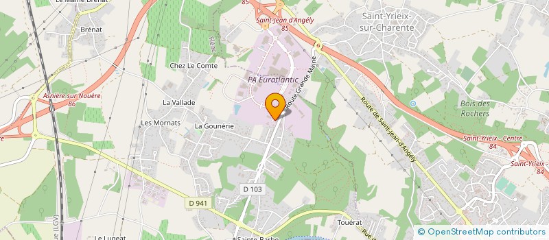 localisation de l'entreprise CHARANTELEC à FLEAC