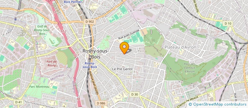 localisation de l'entreprise CHARAONE à ROSNY-SOUS-BOIS