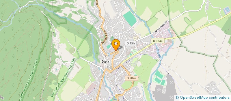 localisation de l'entreprise CHARAPH  GEX