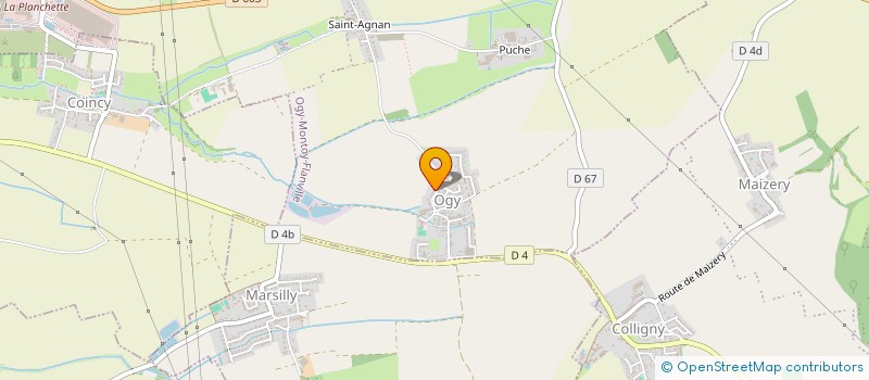 localisation de l'entreprise CHARAQ  OGY-MONTOY-FLANVILLE