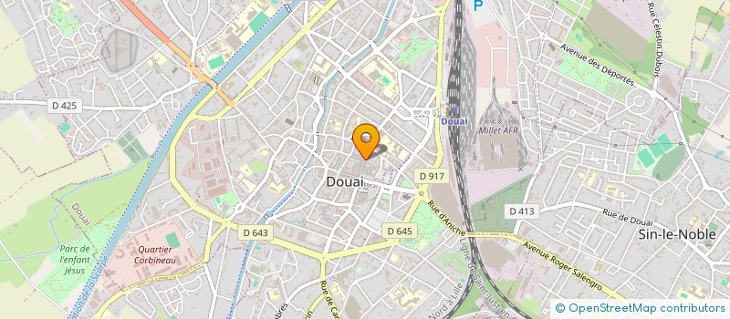 localisation de l'entreprise CHARARTH à DOUAI