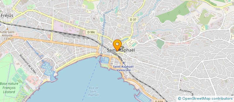 localisation de l'entreprise CHARAVINS à SAINT-RAPHAEL