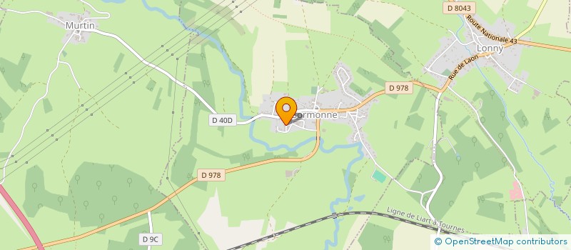 localisation de l'entreprise CHARBEAU  SORMONNE