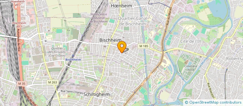 localisation de l'entreprise CHARBIT LMNP  BISCHHEIM