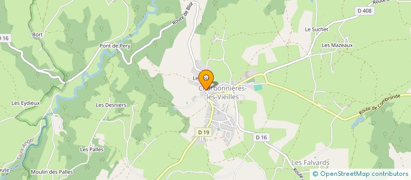 localisation de l'entreprise CHARBOLOC  CHARBONNIERES-LES-VIEILLES