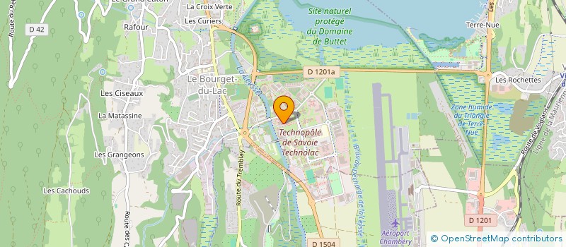 localisation de l'entreprise CHARBON  LE BOURGET-DU-LAC