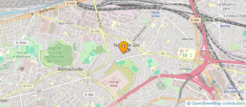 localisation de l'entreprise CHARBON ARDENT à NOISY-LE-SEC