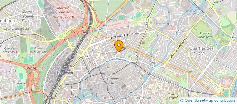 localisation de l'entreprise CHARBON CHIMIE BOIS ET DERIVES INTERNATIONAL à STRASBOURG
