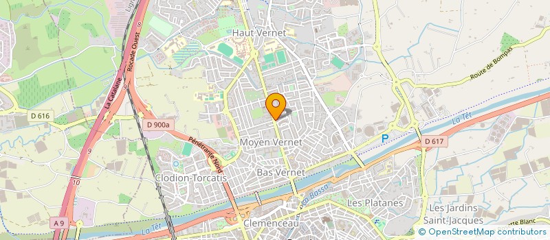 localisation de l'entreprise CHARBON ET SAVEURS  PERPIGNAN