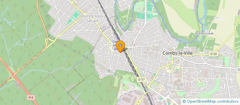 localisation de l'entreprise CHARBONNAGES DE L'ESTEREL  COMBS-LA-VILLE