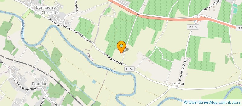 localisation de l'entreprise CHARBONNEAU à CHERAC