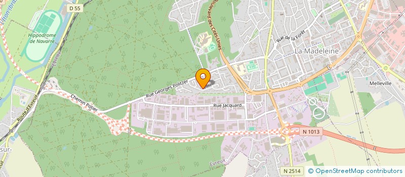 localisation de l'entreprise CHARBONNEL  EVREUX