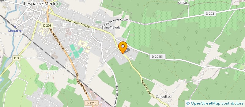 localisation de l'entreprise CHARBONNIER à LESPARRE-MEDOC