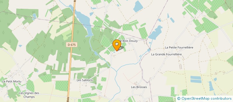 localisation de l'entreprise CHARBONNIER DAVID  SAINT-ROMAIN-SUR-CHER