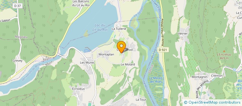 localisation de l'entreprise CHARBONOD  MASSIGNIEU-DE-RIVES