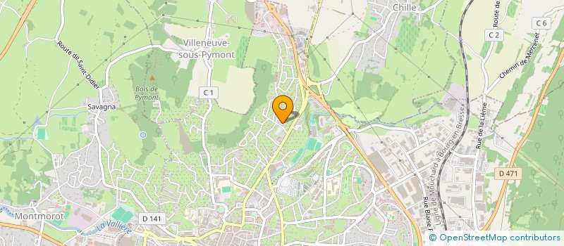 localisation de l'entreprise CHARBONSTAR à LONS-LE-SAUNIER