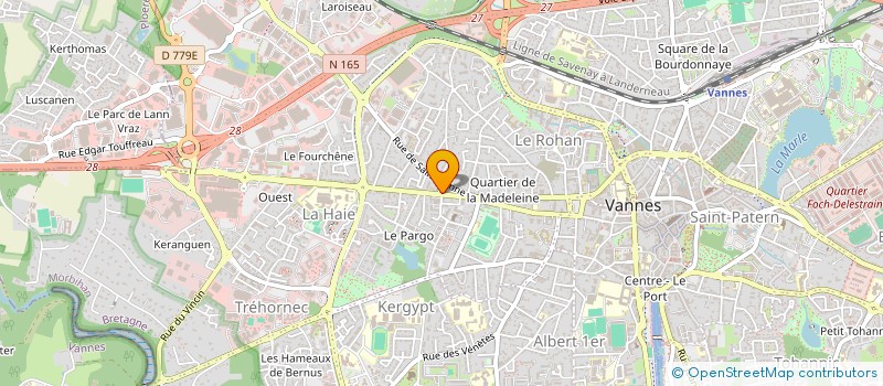 localisation de l'entreprise CHARCAM à VANNES