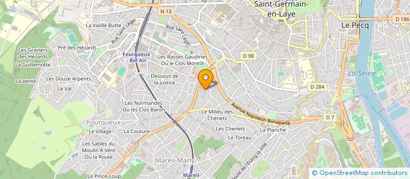 localisation de l'entreprise CHARCELLAY & CO  SAINT-GERMAIN-EN-LAYE