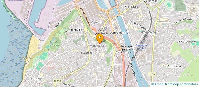 localisation de l'entreprise CHARCOPALE à BOULOGNE-SUR-MER