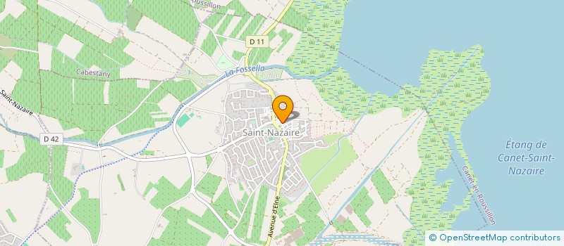 localisation de l'entreprise CHARCOS FOURQUIE  SAINT-NAZAIRE