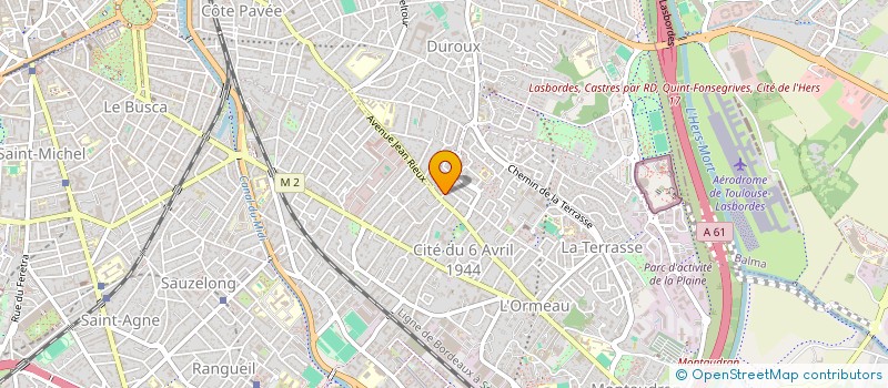 localisation de l'entreprise CHARCOT 11 à TOULOUSE