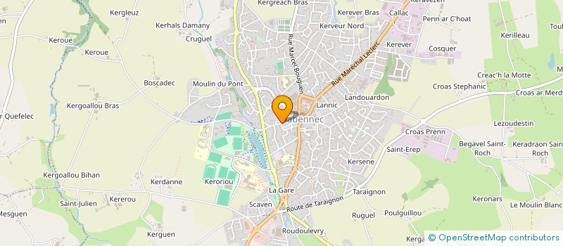 localisation de l'entreprise CHARCOT 29 - ENSEMBLE CONTRE LA SLA  PLABENNEC