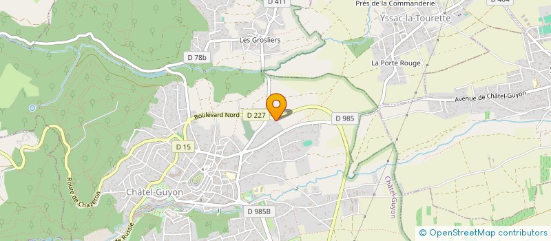 localisation de l'entreprise CHARCOT SG  CHATEL-GUYON