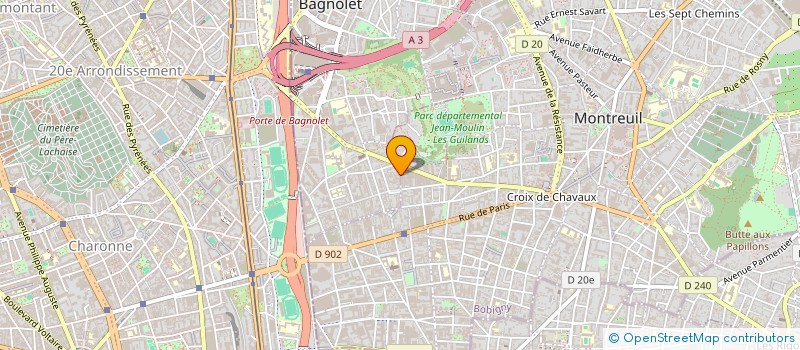 localisation de l'entreprise CHARCUDIS HALAL à BAGNOLET