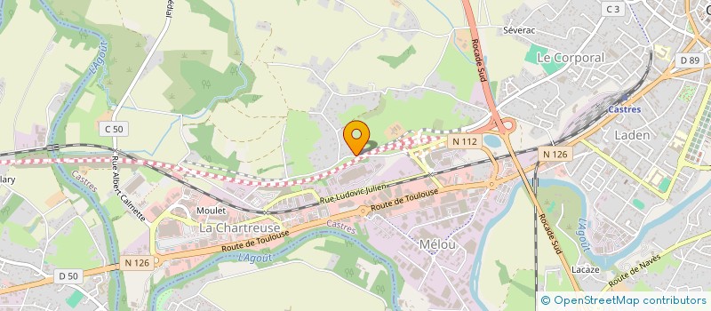 localisation de l'entreprise CHARCUTERIE ANTOINE à CASTRES