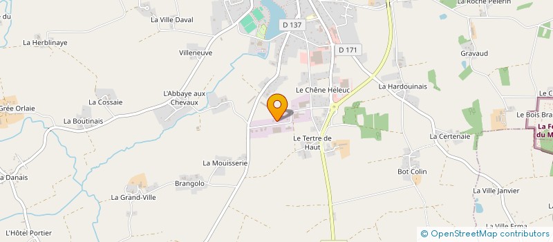 localisation de l'entreprise CHARCUTERIE ARTISANALE DU PAYS GALLO à CARENTOIR