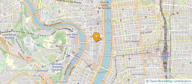 localisation de l'entreprise CHARCUTERIE BONNARD à LYON