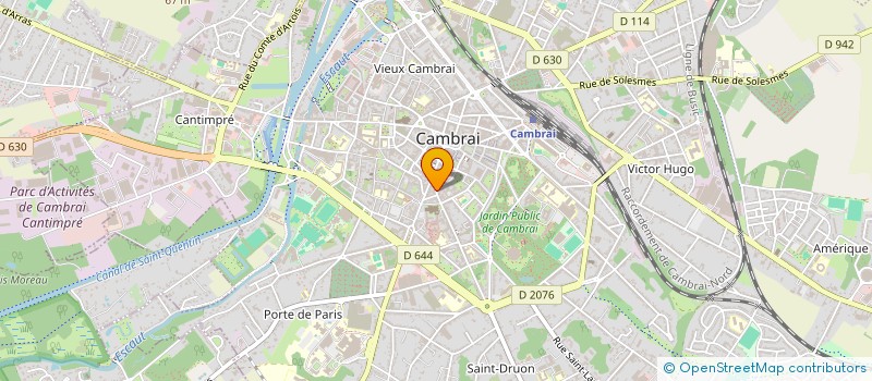 localisation de l'entreprise CHARCUTERIE CAMBRAISIENNE à CAMBRAI
