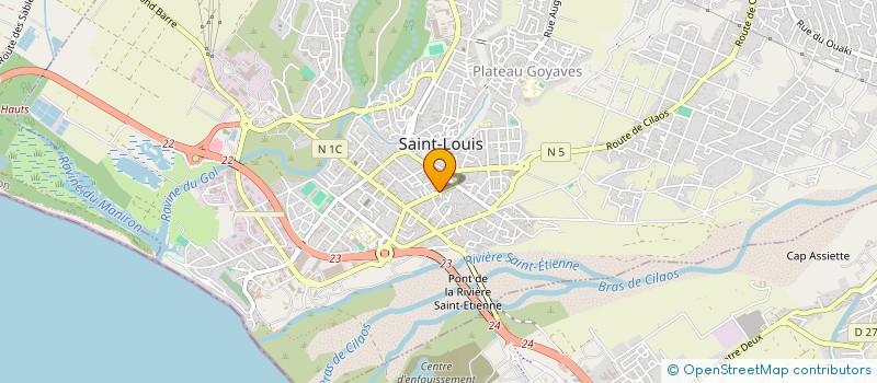 localisation de l'entreprise CHARCUTERIE CORRE SARL à SAINT-LOUIS
