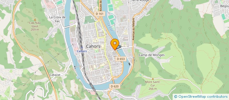localisation de l'entreprise CHARCUTERIE CUFFIGNERIS à CAHORS