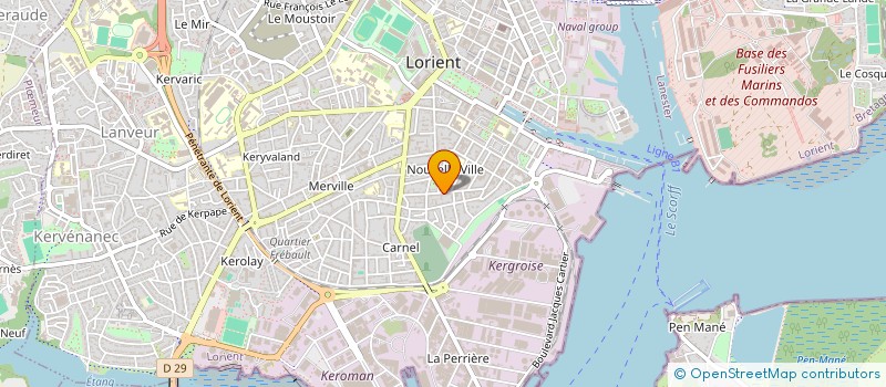 localisation de l'entreprise CHARCUTERIE D'ARVOR à LORIENT