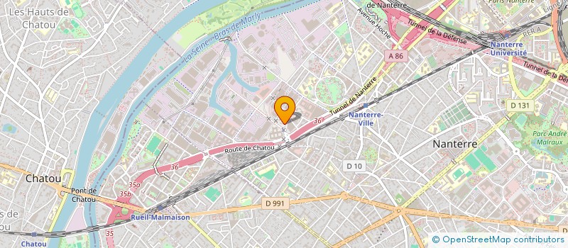 localisation de l'entreprise CHARCUTERIE DES HAUTS DE SEINE  NANTERRE