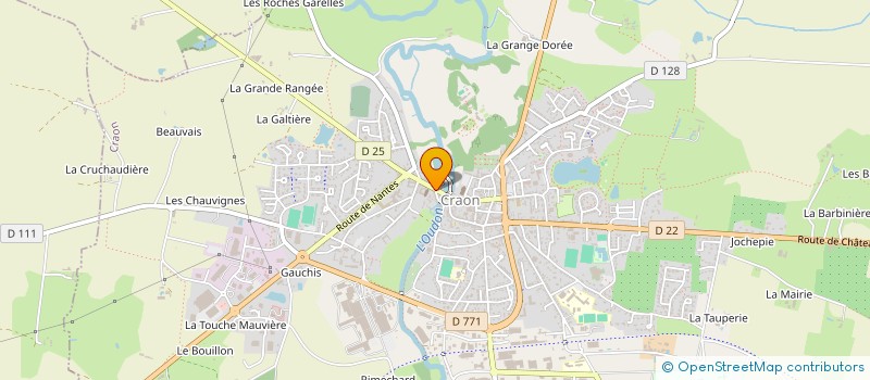localisation de l'entreprise CHARCUTERIE DUMONT à LAVAL