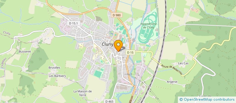 localisation de l'entreprise CHARCUTERIE DUPAQUIER à CLUNY