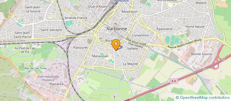 localisation de l'entreprise CHARCUTERIE FABRE ET FILS à NARBONNE