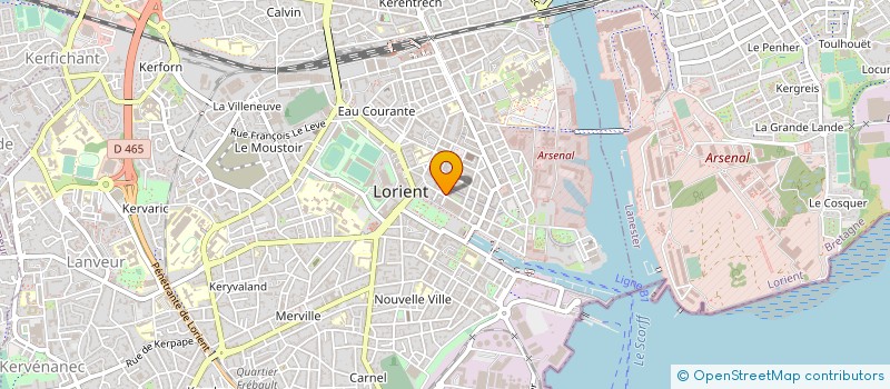 localisation de l'entreprise CHARCUTERIE GONTIER à LORIENT