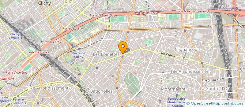 localisation de l'entreprise CHARCUTERIE GUY MOQUET à PARIS