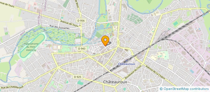 localisation de l'entreprise CHARCUTERIE HUGUENIN à CHATEAUROUX