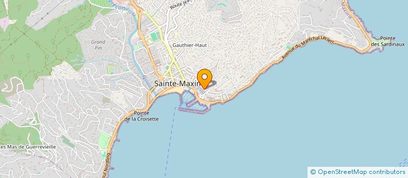 localisation de l'entreprise CHARCUTERIE ITALIENNE DOVERI à SAINTE-MAXIME