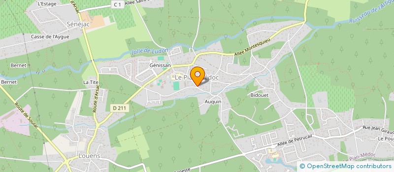 localisation de l'entreprise CHARCUTERIE LAURIER - MAILLOU  LE PIAN-MEDOC