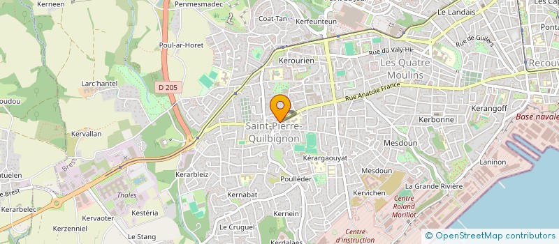 localisation de l'entreprise CHARCUTERIE LE BORGNE à BREST