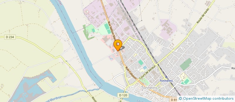 localisation de l'entreprise CHARCUTERIE LE PETIT GASCON  TONNEINS