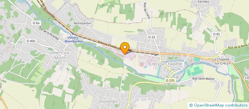 localisation de l'entreprise CHARCUTERIE MOREL  CRECY-LA-CHAPELLE