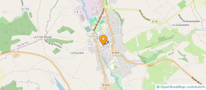 localisation de l'entreprise CHARCUTERIE MORIN à VIMOUTIERS