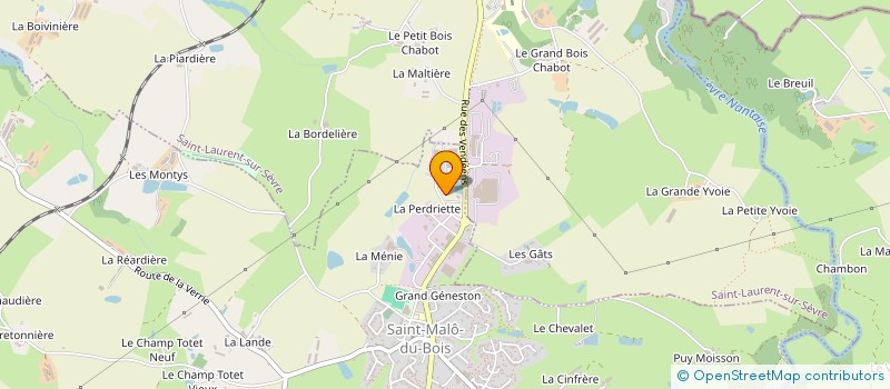 localisation de l'entreprise CHARCUTERIE PAUL BEGEIN à SAINT-MALO-DU-BOIS