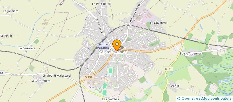 localisation de l'entreprise CHARCUTERIE PAZANNAISE à SAINTE-PAZANNE